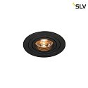 PIREQ QPAR51 ROUND DOWNLIGHT, max. 50W, incl. clip springs, matt black