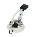 SLV PIREQ QPAR51 ROUND DOWNLIGHT, max. 50W, incl. clip springs, matte white