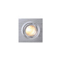 SLV PIREQ QPAR51 SQUARE DOWNLIGHT, square, max. 50W, incl. clip springs, brushed alu