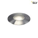 SLV Lumière encastrée TRAIL-LITE LED IP65, acier inoxydable 0,3W 10lm 3500K CRI >80