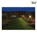 SLV Luce con piedistallo ALPA CONE 100 E27 IP55, Grigio