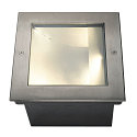Apparecchio da incasso a terra DASAR LED SQUARE asimmetrico IP67, Acciaio inossidabile