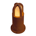 SLV Outdoor Stehleuchte RUSTY CONE 40, IP54 IK02, E27 TC-DSE max. 11W, FeCSi-Stahl gerostet, 40cm