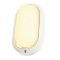 SLV LED Auenleuchte TERANG 2 Wand-/Deckenleuchte, oval, 120, SMD LED, 3000K, IP44, wei