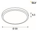 SLV Plafonnier extérieur AINOS ROUND rond, avec capteur IP44, anthrazit 