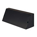 SLV Wall luminaire PEMA SQUARE, E27, max. 15W,, black