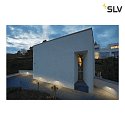 SLV Wandleuchte PEMA SQUARE, E27, max. 15W,, silbergrau