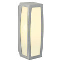 Outdoor luminaire MERIDIAN BOX Wall luminaire, silver grey