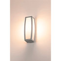 Outdoor luminaire MERIDIAN BOX Wall luminaire, silver grey