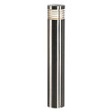 Luce con piedistallo VAP SLIM E27 IP44, Acciaio inossidabile