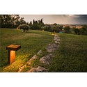 SLV Outdoor Stehleuchte RUSTY PATHLIGHT, IP44, Hhe 40cm, GX53 TCR-TSE max. 9W, FeCSi-Stahl gerostet