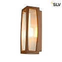 SLV Outdoor luminaire MERIDIAN BOX 2 Wall luminaire, E27, IP54, rust