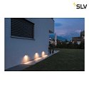 SLV Luminaire mural d'extérieur PEMA LED rond IP44, blanche