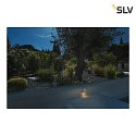 SLV Luminaire mural d'extérieur PEMA LED rond IP44, blanche