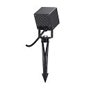 SLV Outdoor LED spot NAUTILUS 10 CUBE, IP65 IK04, 9W 3000K 520lm 45, anthracite