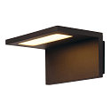 LED Auenleuchte ANGOLUX WALL Wandleuchte, 120, SMD LED, 3000K, IP44, anthrazit