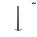 SLV H-POL, Path Light, 1 flame, LED, 3000K, anthracite, height 66 cm