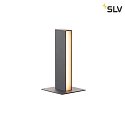 Luminaire d'allées H-POL TWIN 60 à 2 flammes, angulaire, câblé en continu IP55, anthrazit 