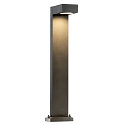 Luce con piedistallo QUADRASYL 75 Gi, angolare GX53 IP44, antracite dimmerabile