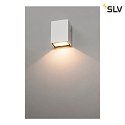 SLV Lampada da parete QUAD 1 angolare LED IP44, Bianco