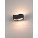 SLV Wall luminaire BOX R7S, square, R7s, max. 80W,, anthracite
