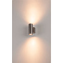 SLV Luminaire mural d'extrieur ASTINA STEEL GU10 haut bas GU10 IP44, acier inoxydable
