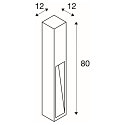 SLV LED Outdoor Stehleuchte RUSTY SLOT 80, IP55, Höhe 80cm, 8.6W 3000K 30lm, FeCSi-Stahl gerostet SLV LED Outdoor Stehleuchte RUSTY SLOT 80, IP55, Höhe 80cm, 8.6W 3000K 30lm, FeCSi-Stahl gerostet