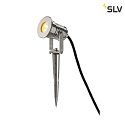 SLV LED Bodenstrahler DASAR PROJECTOR LED Außenstrahler, 230V, 5W, 40°, 3000K, IP67, Edelstahl