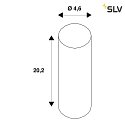 SLV Zubehör für LED Bodenstrahler DASAR PROJECTOR LED Erdspieß, Edelstahl
