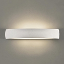 ACB Luminaire mural ALBA 16/3386-53 haut bas,  peindre E14 IP20, opale, blanche gradable