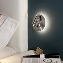 ACB reading lamp PANAU 16/3660 with switch, adjustable IP20, nickel satined ACB reading lamp PANAU 16/3660 with switch, adjustable IP20, nickel satined