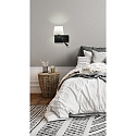 ACB Luminaire mural HOLD 16/3664 avec interrupteur, avec connexion USB, droite E27 IP20, noir ACB Luminaire mural HOLD 16/3664 avec interrupteur, avec connexion USB, droite E27 IP20, noir