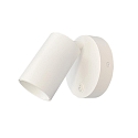 Lampada da parete GINA 16/3874 con interruttore, regolabile GU10 IP20, Opale, Bianco dimmerabile