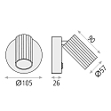 ACB Wandleuchte MODRIAN, 1-flammig, dreh- und schwenkbar, 1 x GU10 LED, 8W, IP20, IK06, schwarz ACB Wandleuchte MODRIAN, 1-flammig, dreh- und schwenkbar, 1 x GU10 LED, 8W, IP20, IK06, schwarz
