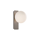 wall luminaire KIN 16/8169 IP20, nickel matt, opal