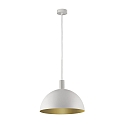 pendant luminaire TIGA 3707/25 E27 IP20, gold, white