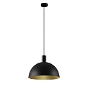 pendant luminaire TIGA 3707/25 E27 IP20, gold, black