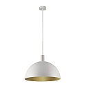 pendant luminaire TIGA 3707/35 E27 IP20, gold, white