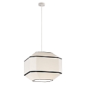 pendant luminaire BAUHAUS 3917/45 E27 IP20, black glossy, white