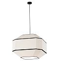 Luci a sospesione BAUHAUS 3917/60 E27 IP20, nero lucido, bianco