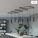 ACB Luci a sospesione PIPE 3986 IP20, nero