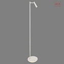 Lampadaire PANAU 3660 avec interrupteur, réglable IP20, opale, blanche 