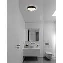 ACB ceiling luminaire DINS 395/16 IP44, black matt
