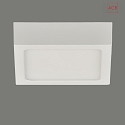 ACB LED Deckenleuchte ROKU 3436/9, extra flach, 9 x 9cm, weiß, 6W 4000K 420lm 90°