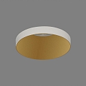 ACB Einbauleuchte EINAR 3558/8 mit Kragenblende, GU10 max. 10W (LED), Wei / Gold