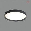 ACB LED Deckenleuchte MINSK 3758/60, Ø 60cm, 42W 3000K 3208lm, Schwarz