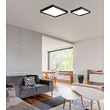 ACB Luminaire de plafond MUNICH 3759/60 contrlable par Bluetooth, UGR < 19 IP20, noir gradable