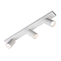 Spot GINA 3874/R3 3-Lampadine, regolabile GU10 IP20, Opale, Bianco dimmerabile