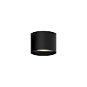 ceiling luminaire TECH 3987/10 with diffuser IP44, black