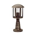Luminaire en forme de borne TYPE NO 0542 E27 44, noir  gradable